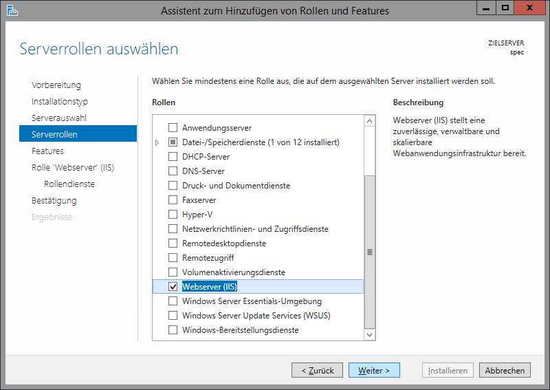 IIS Webserver